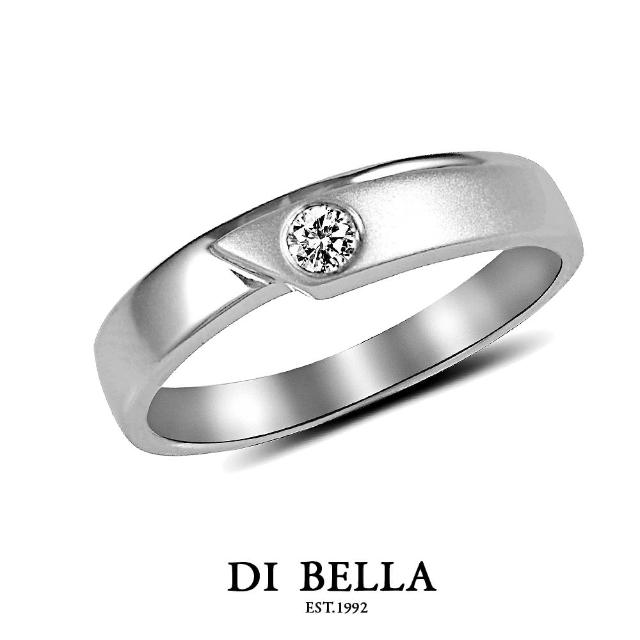【DI BELLA】幸福頻率真鑽情人戒指(女款)