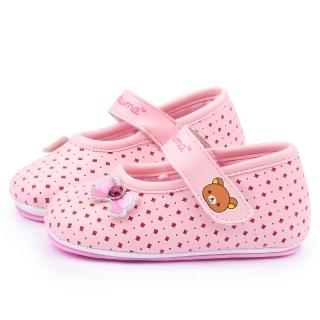 【童鞋城堡】拉拉熊 小童 透氣學步寶寶鞋(KM82002-粉)