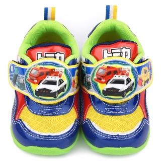 【童鞋城堡】Tomica多美小汽車 中童 帥氣LED燈運動鞋(TM6905-藍)