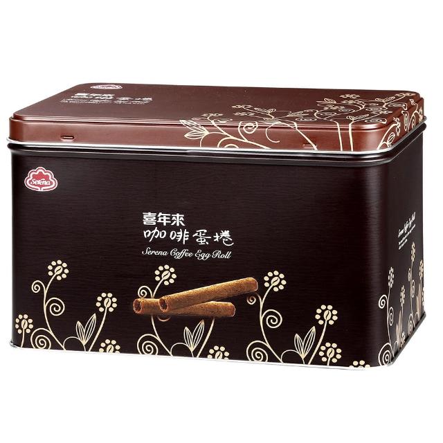 【喜年來】咖啡蛋捲禮盒320g(蛋捲)