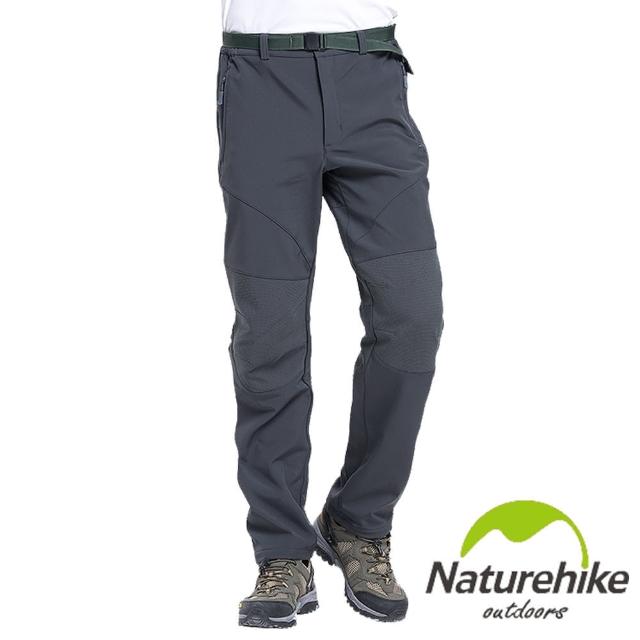 【Naturehike-NH】彈性保暖耐磨機能褲男款(灰色)