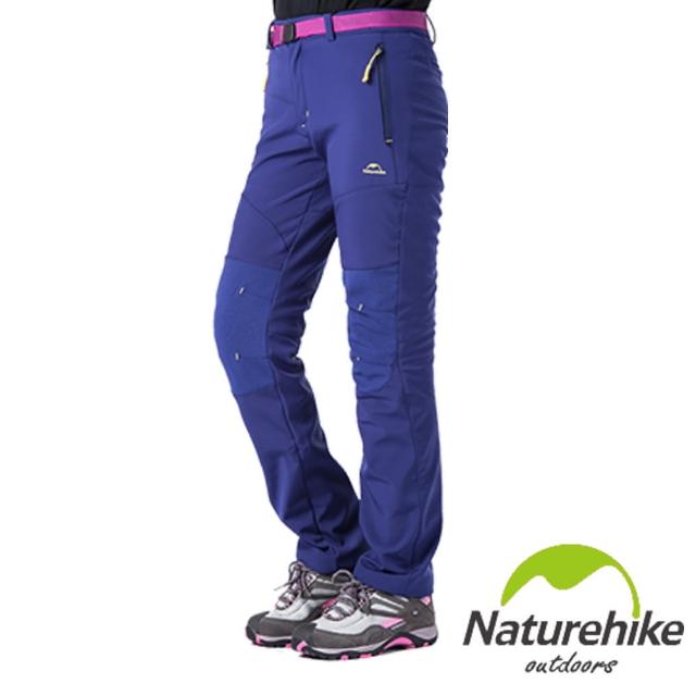 【Naturehike-NH】彈性保暖耐磨機能褲女款(莓紫)