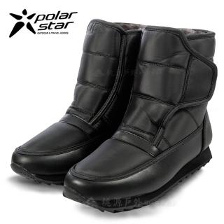 【PolarStar】男 保暖雪鞋 雪靴 『黑』 P13619(雪鞋 雪靴)