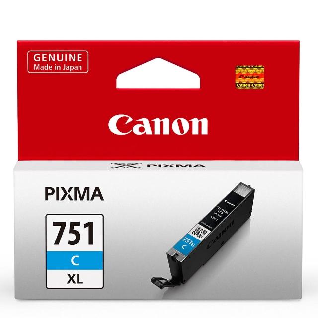 【CANON】CLI-751XL-C 原廠藍色高容量XL墨水匣(速達)  