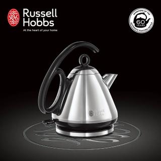 【Russell Hobbs 英國羅素】60週年Legacy 晶亮快煮壺(21280TW-晶亮銀)