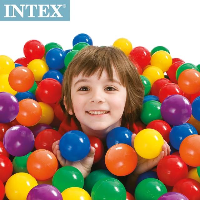 【INTEX】100顆遊戲球-直徑6.5cm(49602)