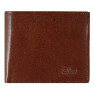 【Sika】義大利素面牛皮簡約中性短皮夾(A8253-02深咖啡)