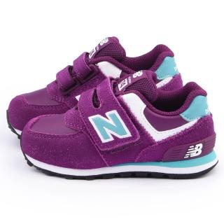 【NewBalance】小童 經典574復古運動鞋(KG574PBI-紫)
