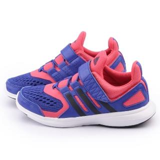 【Adidas】大童 輕量透氣運動跑鞋(S83010-桃紫)