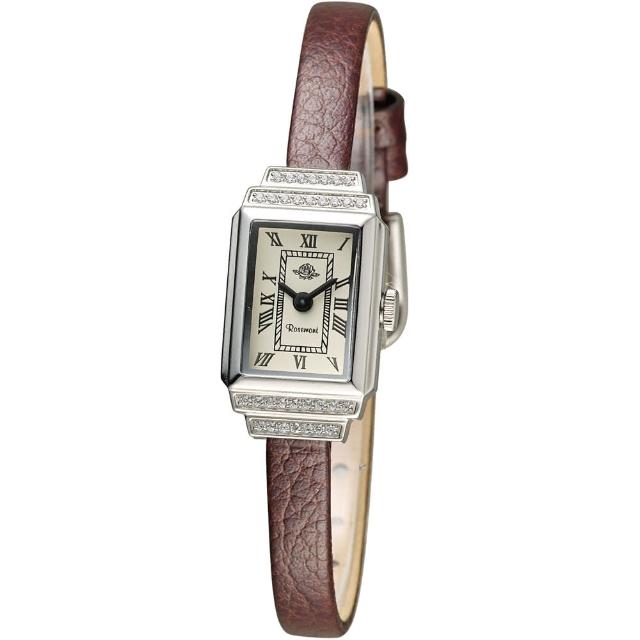 【玫瑰錶 Rosemont】骨董風玫瑰系列時尚腕錶(TRS36-03-RM-BR)