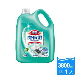 【魔術靈】廚房清潔劑 桶裝(3800ml)