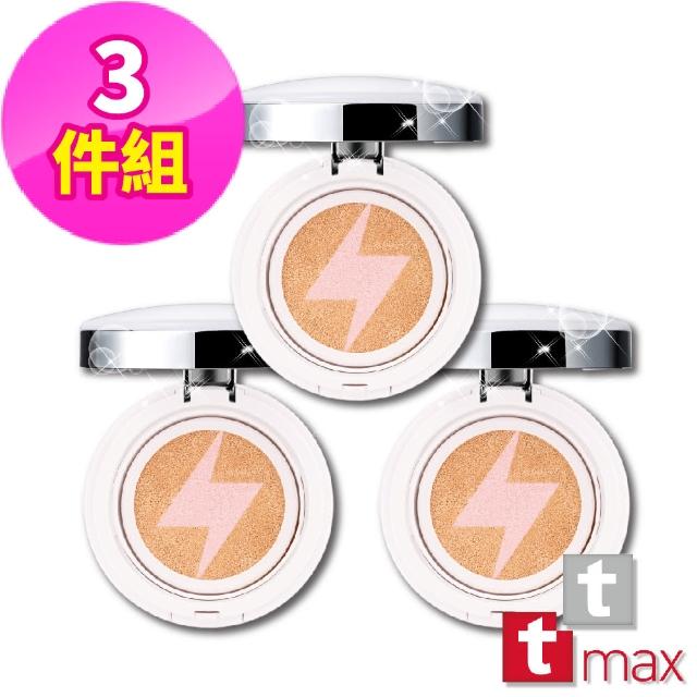 【tt max】珍珠光感舒芙蕾精華粉霜SPF33★★★-粉餅3件組(雙效氣墊粉餅 完美妝感加倍-12H速達)