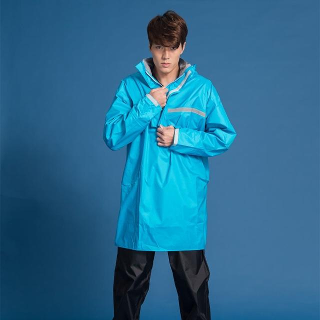 【OutPerform雨衣】頂峰360度全方位太空背包雨衣-短版-單上衣+單褲(機車雨衣、戶外雨衣)