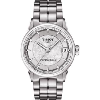 【TISSOT】LUXURY JUNGFRAUBAHN 特別版機械女錶-銀(T0862071103110)