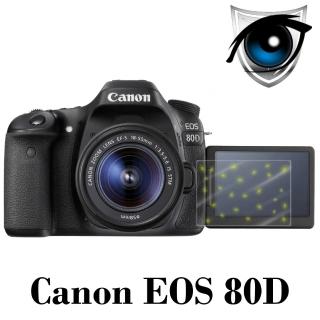 【D&A】Canon EOS 80D日本原膜增豔螢幕貼(9H防藍光疏油疏水型)