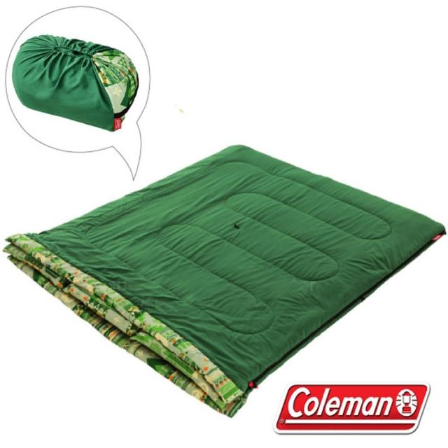 【美國 Coleman】2合1家庭睡袋/10度C/可機洗.可雙併.附收納袋.睡墊(CM-27256)