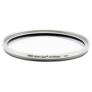 【STC】雙面長效防潑水膜 鋁框 抗UV 保護鏡(58mm 銀框)