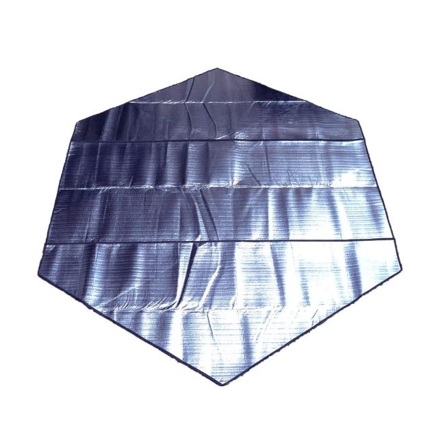 【WASHAMl】六角雙面鋁膜防潮保暖墊(2.4M)