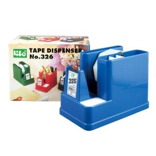 【徠福LIFE】大管芯方型筆筒膠帶台326/深藍