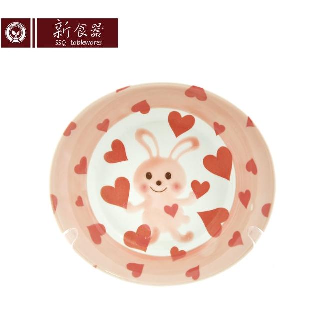 【新食器】日本製甜心兔8吋橢圓餐盤