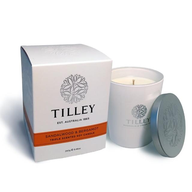 【Tilley百年特莉】檀香香氛大豆蠟燭(240g)