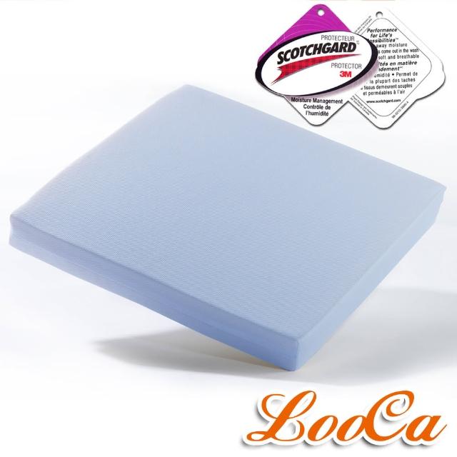 【快速到貨】LooCa吸濕排汗釋壓座墊(藍色-1入)