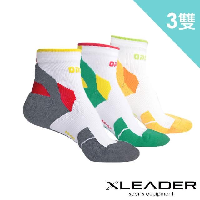 【LEADER】COOLMAX 透氣中筒/戶外健行/機能運動襪_女款(3雙組)
