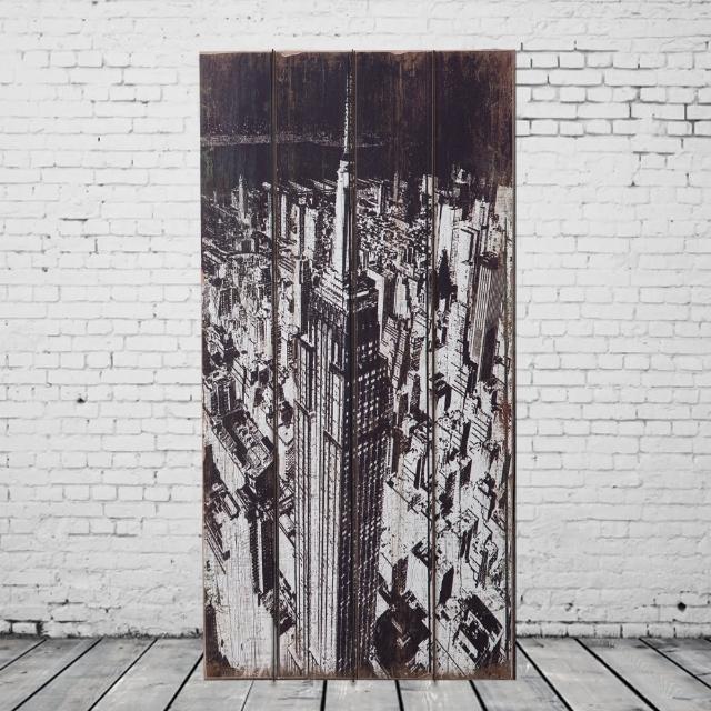 【OPUS LOFT純真年代】30X60仿舊木板畫/無框畫/掛畫擺飾(A36008-2 美國帝國大廈) 【OPUS LOFT純真年代】30X60仿舊木板畫/無框畫/掛畫擺飾(A36008-2 美國帝國大廈)