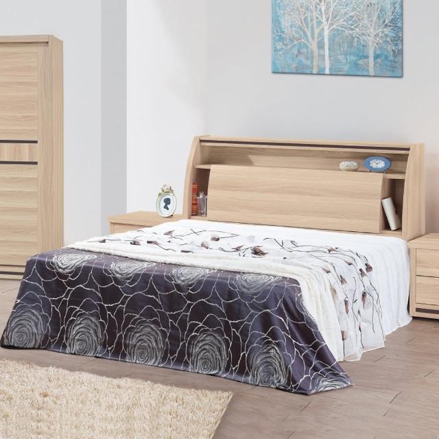 【時尚屋】米羅原切橡木5尺雙人床5U6-4-01+30509(雙人床 床架 臥室)