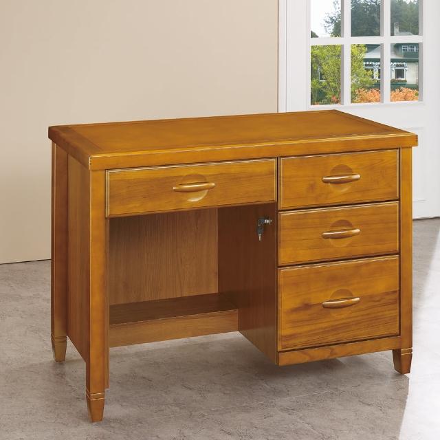 【時尚屋】費雷斯樟木色3.5尺辦公桌5U6-211-669(書桌 辦公桌)