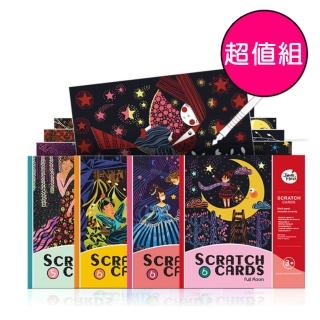 【西班牙 JOANMIRO】童話故事刮畫紙-二入組
