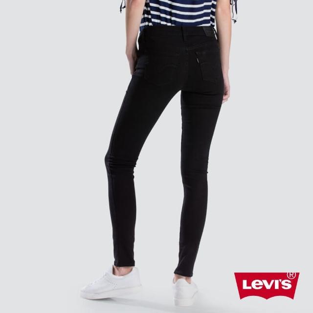 【Levis】711 緊身窄管黑色水洗牛仔褲亞洲版