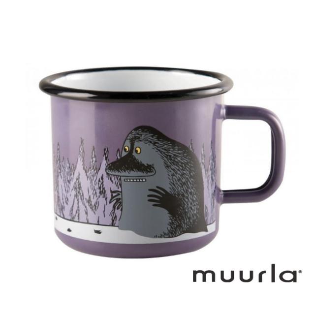【芬蘭Muurla】神祕的哥古瑯馬克杯-紫250ml(muurla moomin 嚕嚕米 琺瑯杯 咖啡杯)