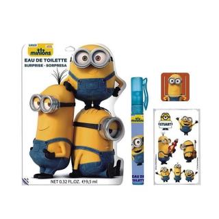 【MINIONS 小小兵】香氛驚喜包(淡香水9.5ml+書籤+紋身貼紙)
