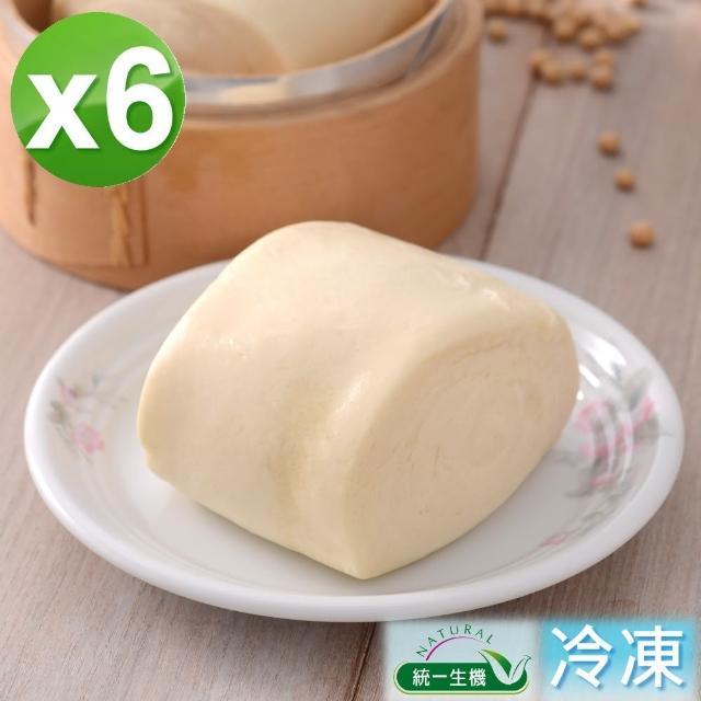 【統一生機】老麵豆漿饅頭6件組(400g-包-共6包)