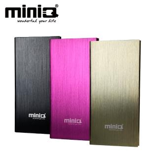 【miniQ】iBook8000mAh超薄金屬髮絲紋雙輸出行動電源(寶可夢必備神器)  mini Q