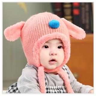 6-24個月-韓版冬季加絨兒童小狗造型護耳帽