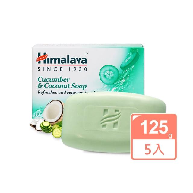 【印度 Himalaya喜馬拉雅】黃瓜椰子保濕香皂 125g(5入)