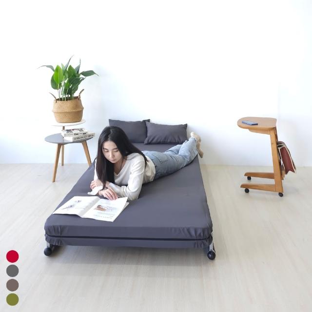 【BN-Home】PHIL菲爾六段式摺疊沙發床單人加大(單人沙發-沙發床-獨立筒床墊)