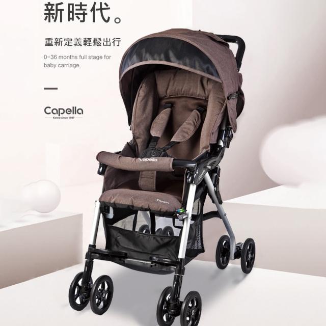 【Capella】BS-219透氣抗菌輕巧手推車-輕便出遊最方便(伯朗森林/丹寧牛仔)