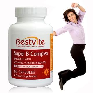 【美國BestVite】必賜力超級維生素B群膠囊1瓶(60顆)