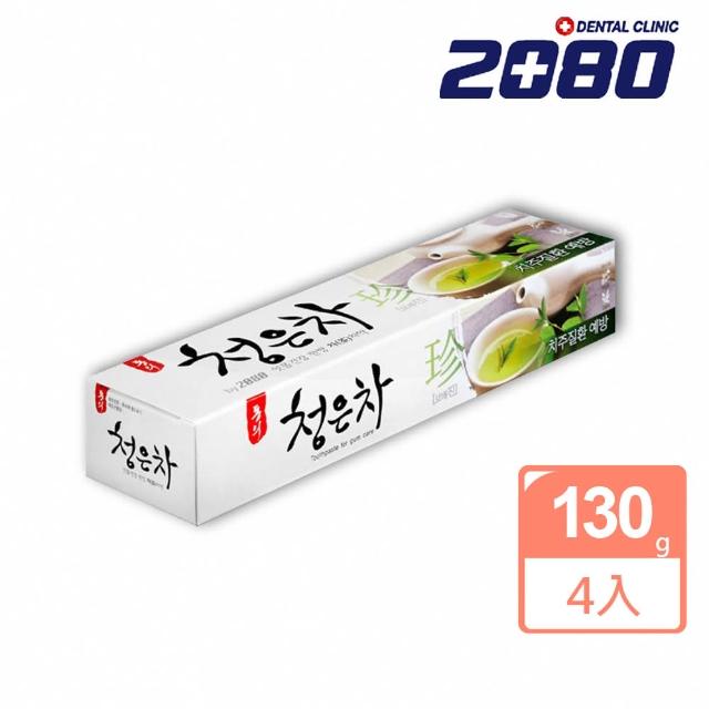 【韓國2080】清齦茶-韓方護齦茶牙膏.珍(130gX4入)