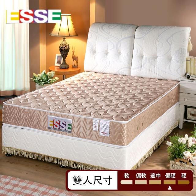【ESSE 御璽名床】3D立體加厚硬式彈簧床墊(5x6.2尺 -雙人)