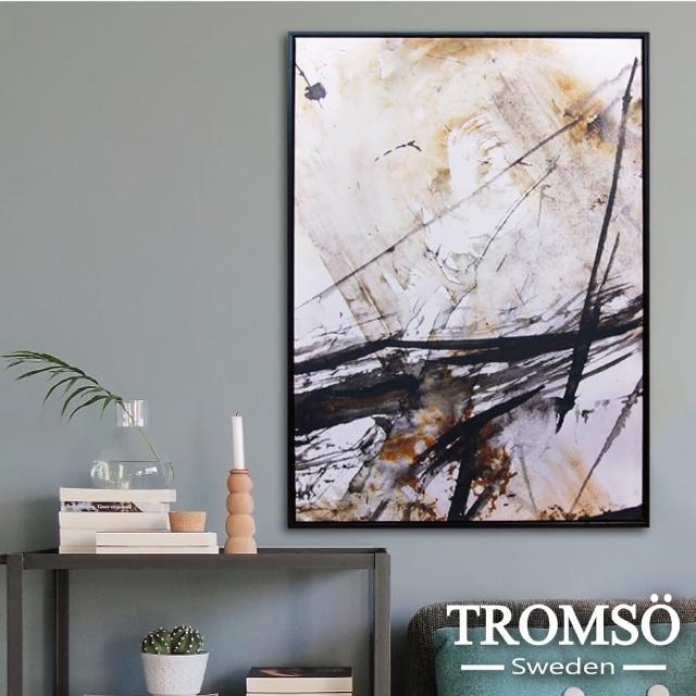 【TROMSO】時尚風華抽象有框畫-潑墨氣度-W920(抽象有框畫52X72cm)