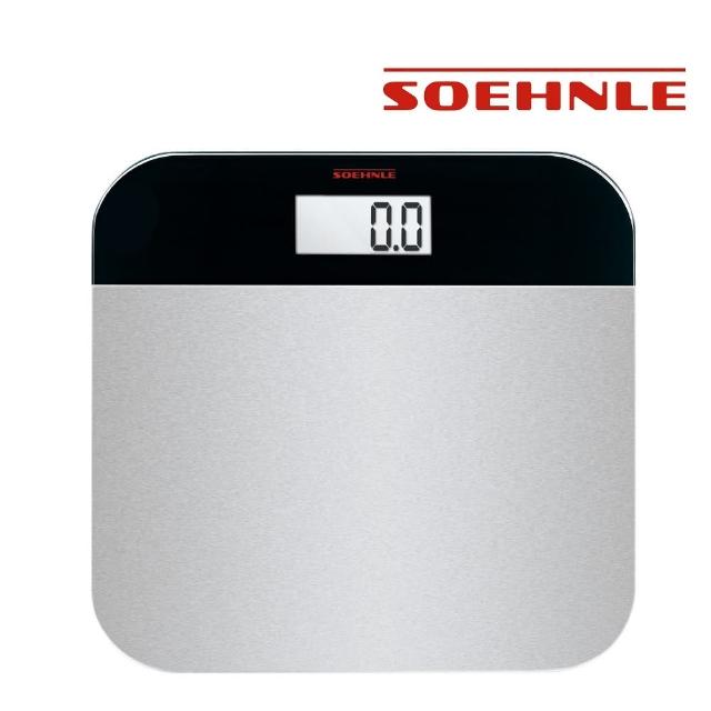 【Soehnle】德國進口黑色時尚設計LED螢幕體重計