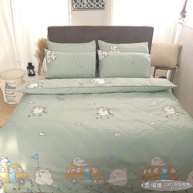 【LUST寢具】新生活eazy系列-藍紅格紋 雙人5X6.2--床包-枕套組、台灣製