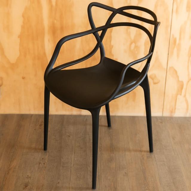 【Ashley House】Zoe 視覺概念幾何造型休閒椅 - 餐椅