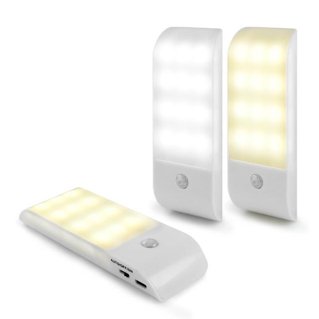 USB充電式 迷你智能LED人體感應照明燈(LI-10)