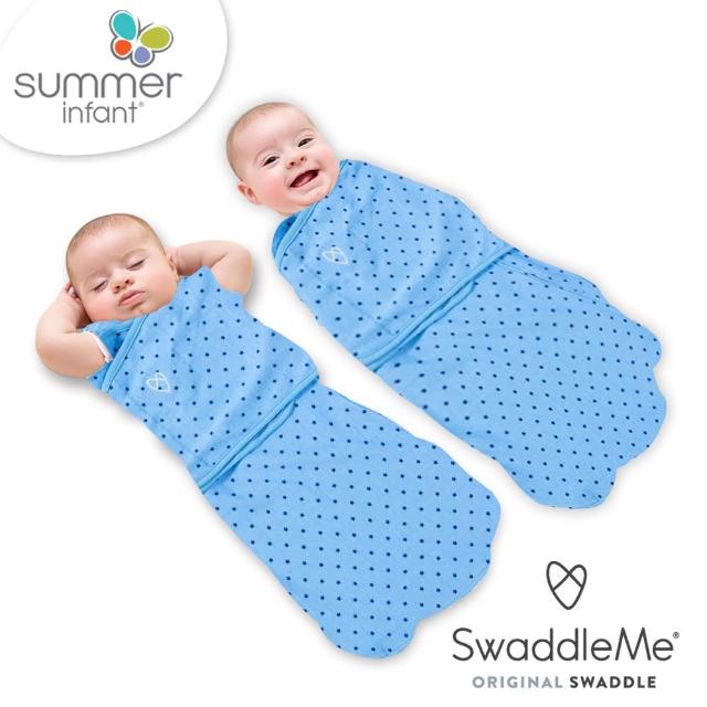 【美國Summer Infant】2合1聰明懶人育兒睡袋(美式藍星)