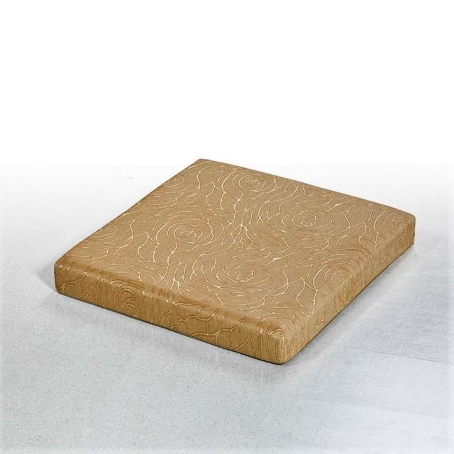 【CLEO】8公分厚四方墊防潑水緹花-乳膠皮-沙發坐墊+2件布套(4入)
